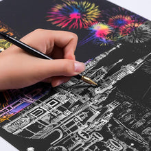 Load image into Gallery viewer, Dreamy Castle Scratch Art Board